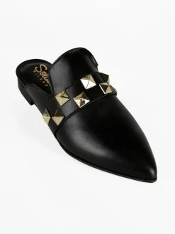 Solada Sabot in pelle donna con borchie