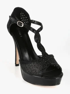 Solada Sandali donna con tacco e plateau