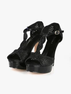 Solada Sandali donna con tacco e plateau