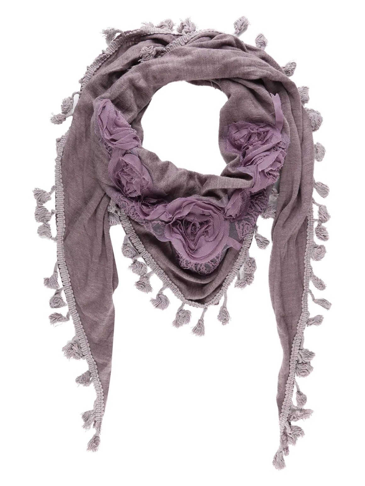 Solada Sciarpa donna con nappine