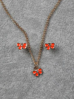 Solada Set bimba collana e orecchini fiore