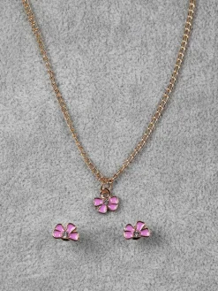 Solada Set bimba collana e orecchini fiore
