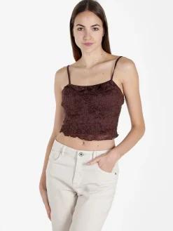 Solada Set donna 2 pezzi con top e cardigan in pizzo