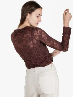 Solada Set donna 2 pezzi con top e cardigan in pizzo