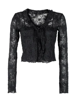 Solada Set donna 2 pezzi con top e cardigan in pizzo