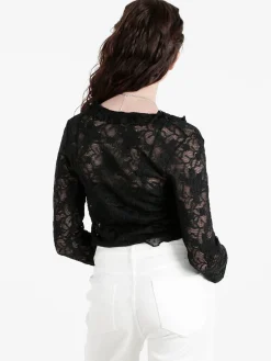 Solada Set donna 2 pezzi con top e cardigan in pizzo