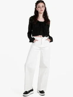 Solada Set donna 2 pezzi con top e cardigan in pizzo