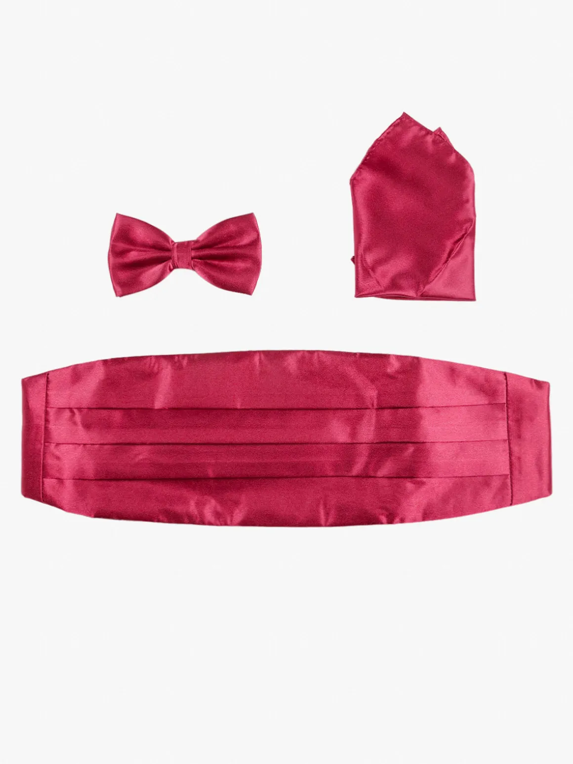 Solada Set 3 pezzi uomo con fascia da smoking papillon e fazzoletto