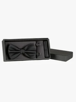 Solada Set 3 pezzi uomo con papillon gemelli e fazzoletto