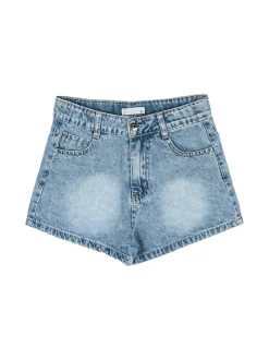 Solada Shorts da bambina in jeans a vita alta