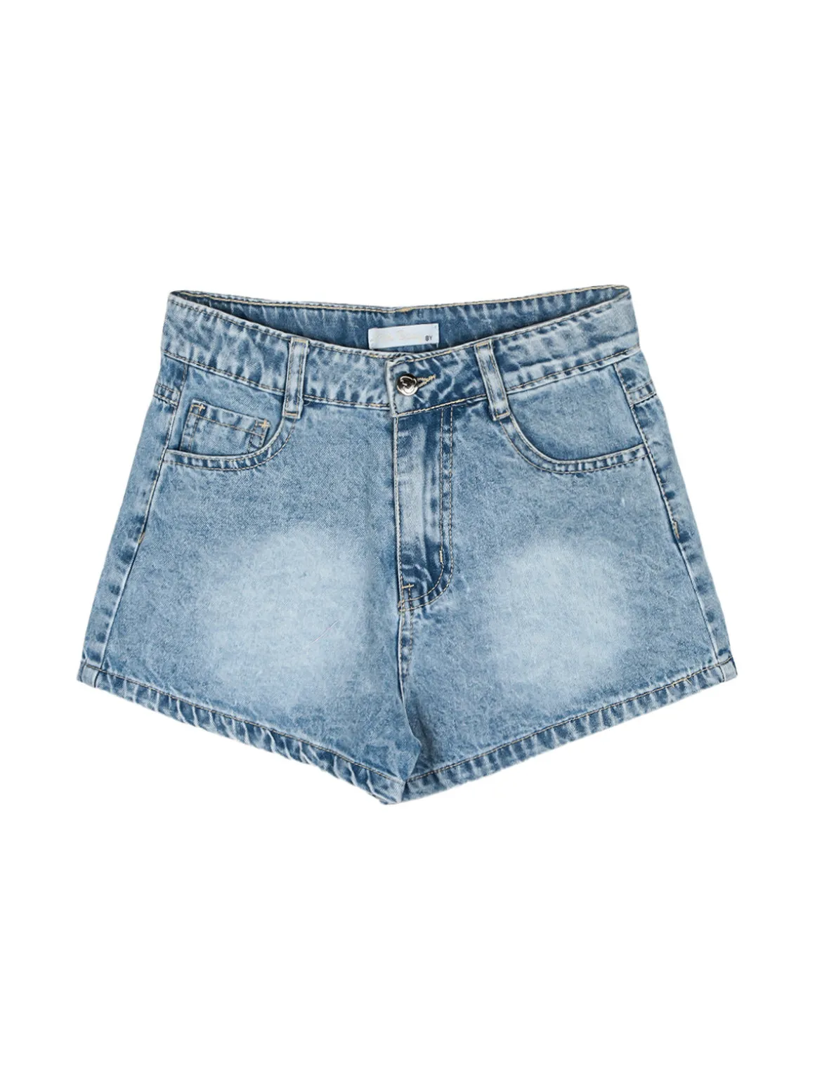 Solada Shorts da bambina in jeans a vita alta