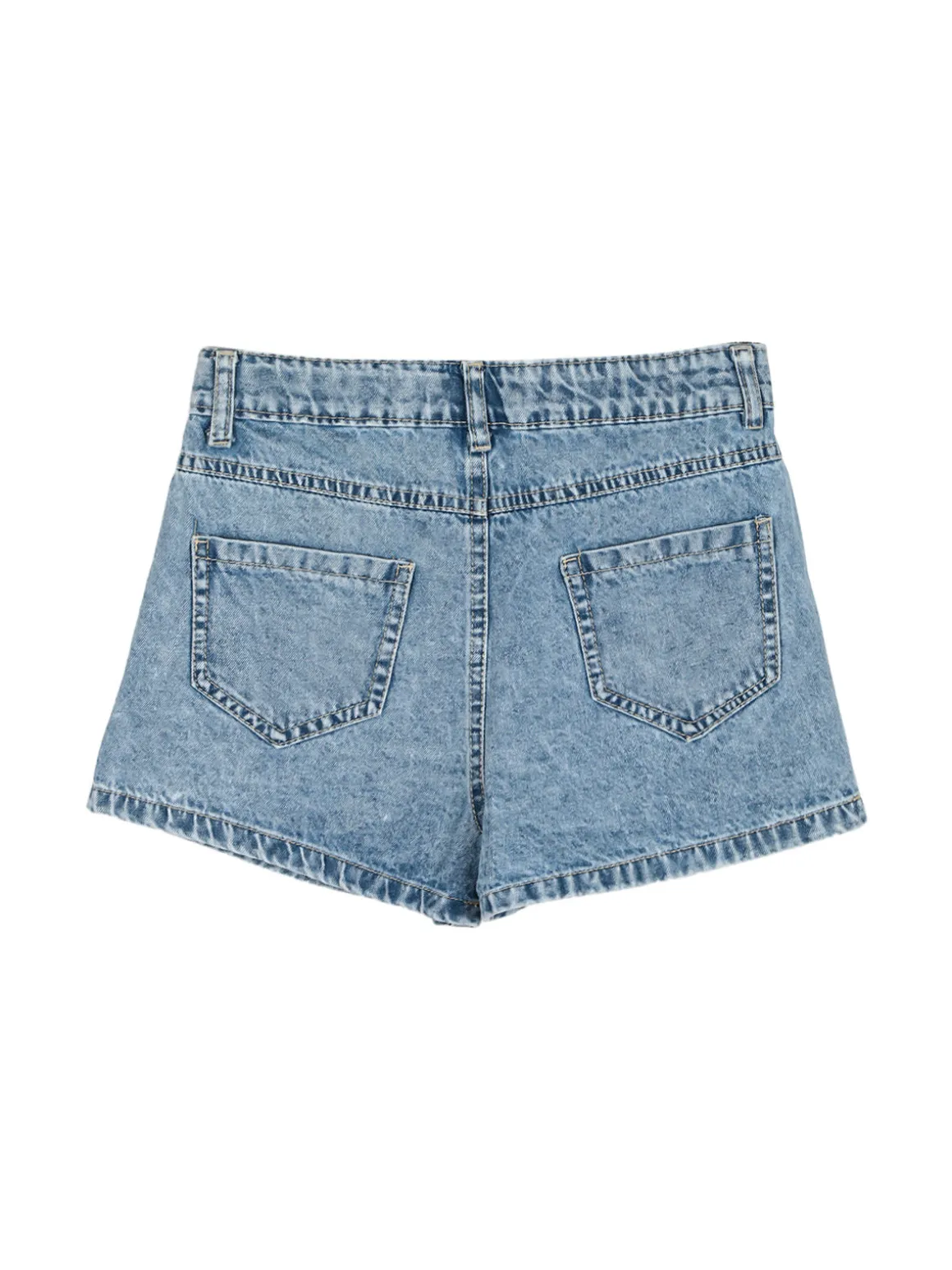 Solada Shorts da bambina in jeans a vita alta