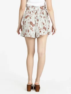 Solada Shorts donna a fiori con cintura