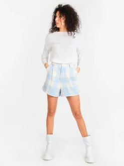 Solada Shorts donna a quadri
