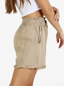 Solada Shorts donna a vita alta in cotone