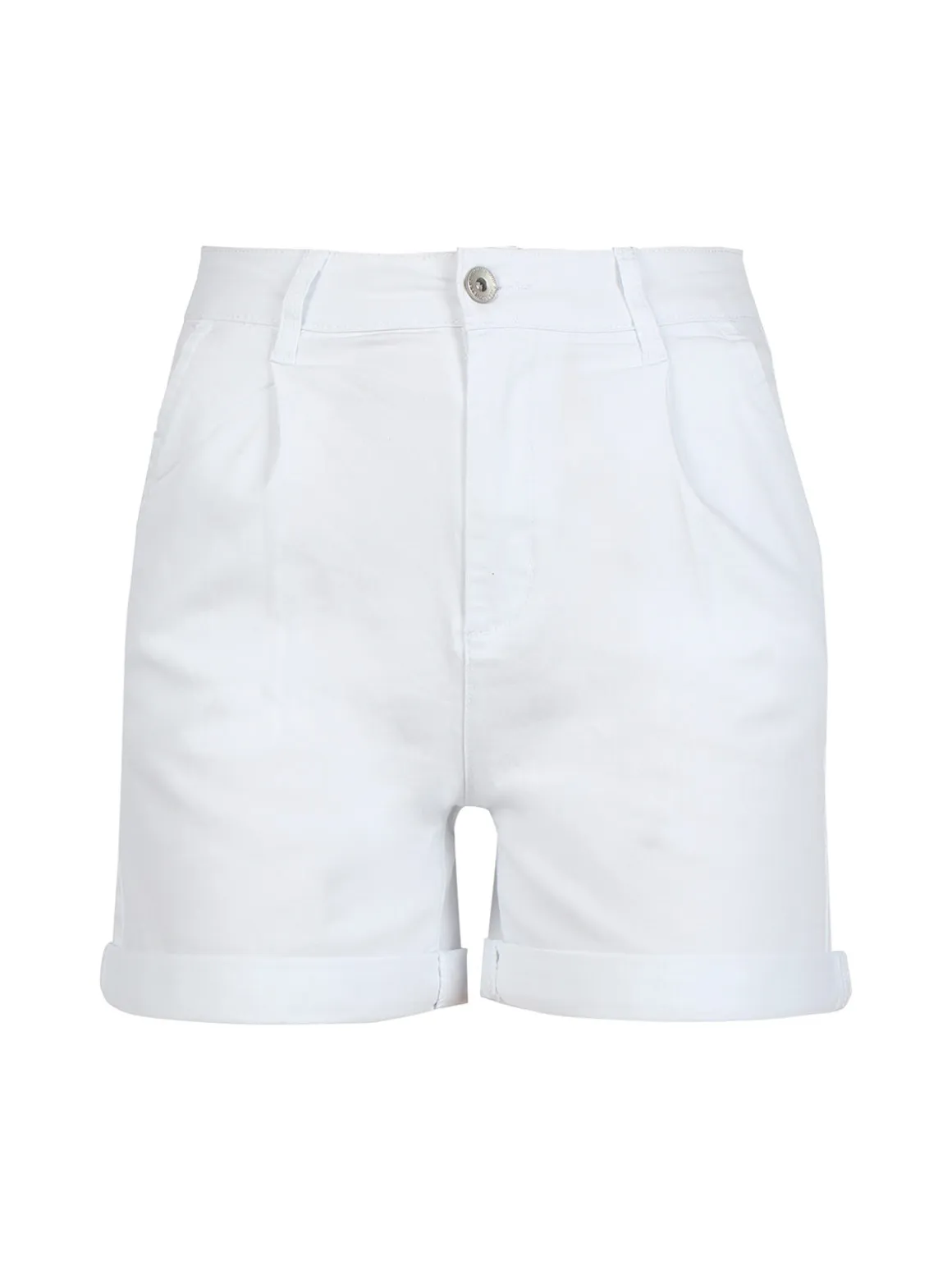 Solada Shorts donna a vita alta in cotone