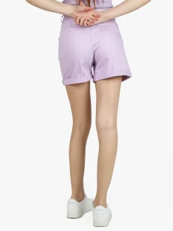 Solada Shorts donna a vita alta in cotone