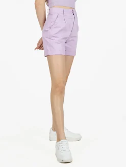 Solada Shorts donna a vita alta in cotone