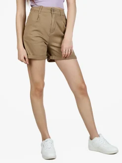 Solada Shorts donna a vita alta in cotone