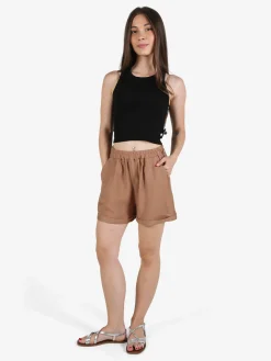 Solada Shorts donna con risvolto