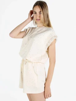 Solada Shorts donna con strass - beige