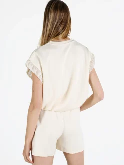 Solada Shorts donna con strass - beige