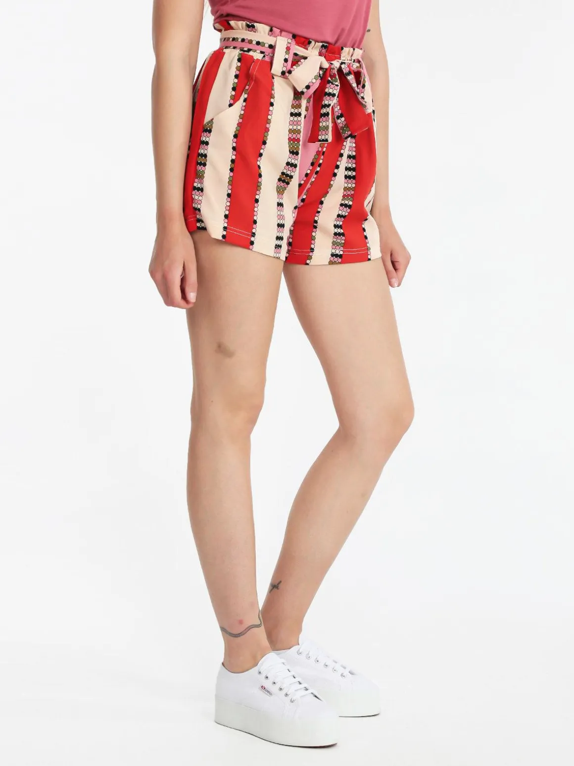 Solada Shorts donna vita alta con stampe