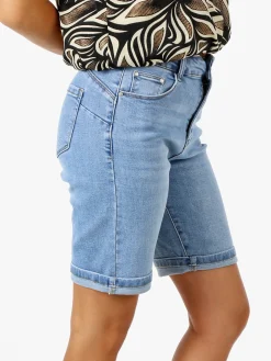 Solada Shorts in jeans da donna a vita alta - jeans