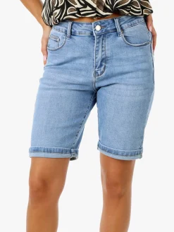 Solada Shorts in jeans da donna a vita alta - jeans