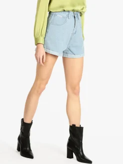 Solada Shorts in jeans donna a vita alta