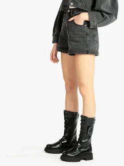 Solada Shorts in jeans donna a vita alta