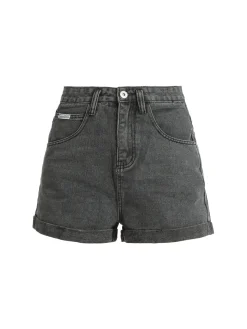 Solada Shorts in jeans donna a vita alta