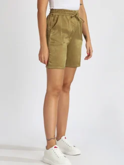 Solada Shorts morbidi donna effetto raso