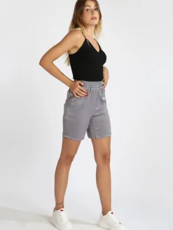 Solada Shorts morbidi donna effetto raso