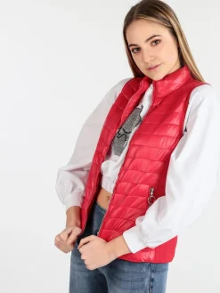 Solada Smanicato donna trapuntato con tasche