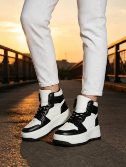 Solada Sneakers alte donna bicolor