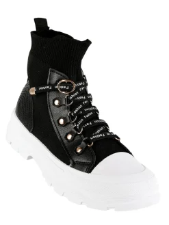 Solada Sneakers alte slip on donna