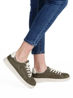 Solada Sneakers donna basse in tessuto scamosciato