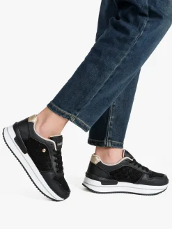 Solada Sneakers donna sportive effetto brillantinato