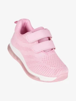 Solada Sneakers in tessuto da bambina con strappi e luci