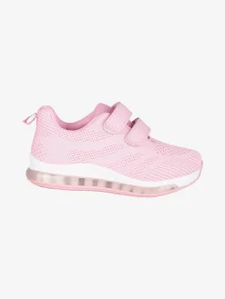 Solada Sneakers in tessuto da bambina con strappi e luci