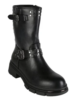 Solada Stivaletti biker da donna con borchie