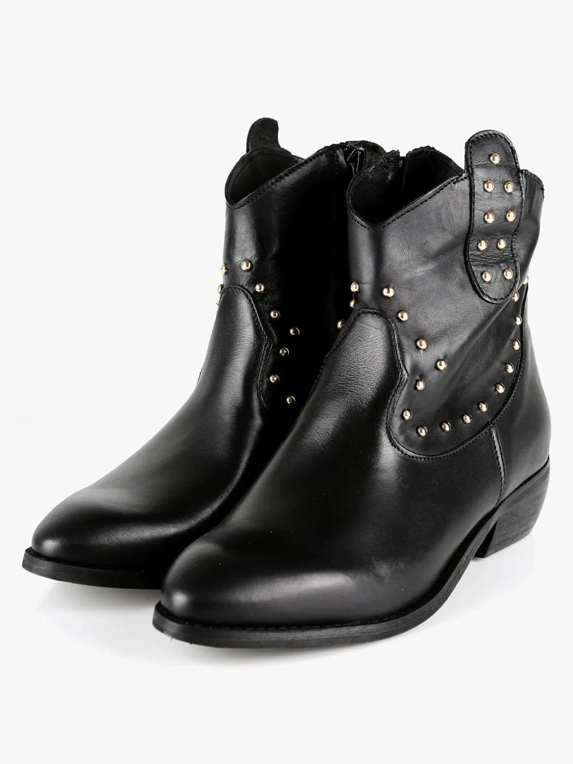 Solada Stivaletti in pelle donna con borchie