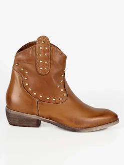 Solada Stivaletti in pelle donna con borchie