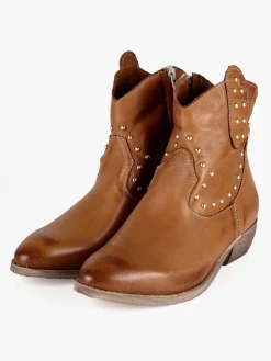 Solada Stivaletti in pelle donna con borchie