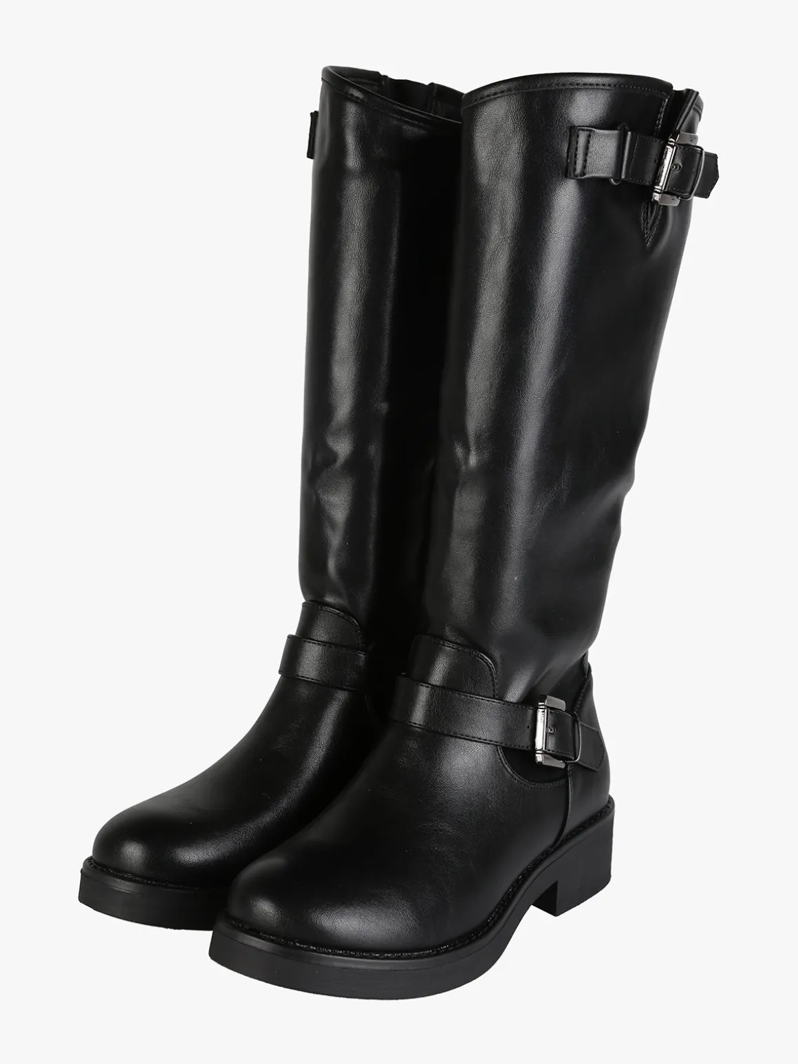 Solada Stivali donna con zip e fibbie