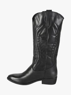 Solada Stivali in pelle da donna texani con ricami