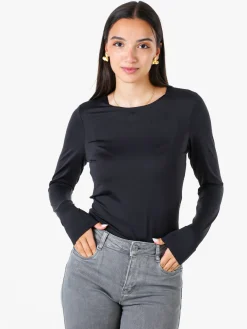 Solada Top body da donna a maniche lunghe - nero