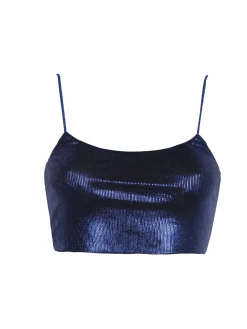 Solada Top corto donna con lurex