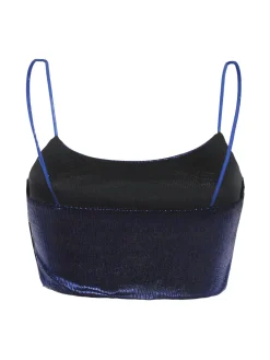 Solada Top corto donna con lurex